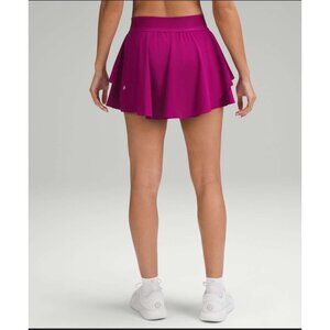 Lulu Lemon Pace Rival Mid Rise Skirt Magenta Sz 6